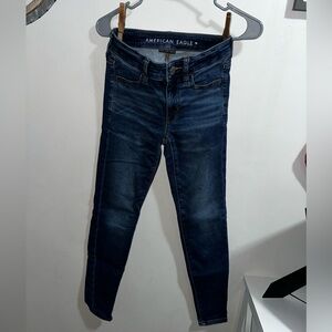 American Eagle Outfitters Women's Deep Indigo jegging Jeans 00r